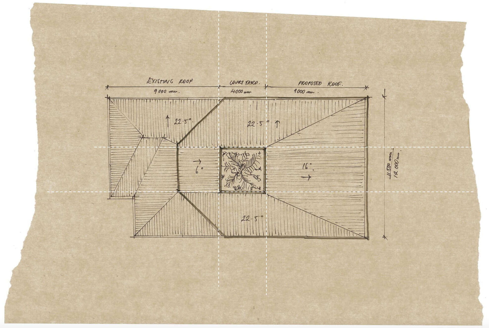 Architectural drawing of Brunswick Heads project by Tanev Muir, courtesy of Tanev Muir.