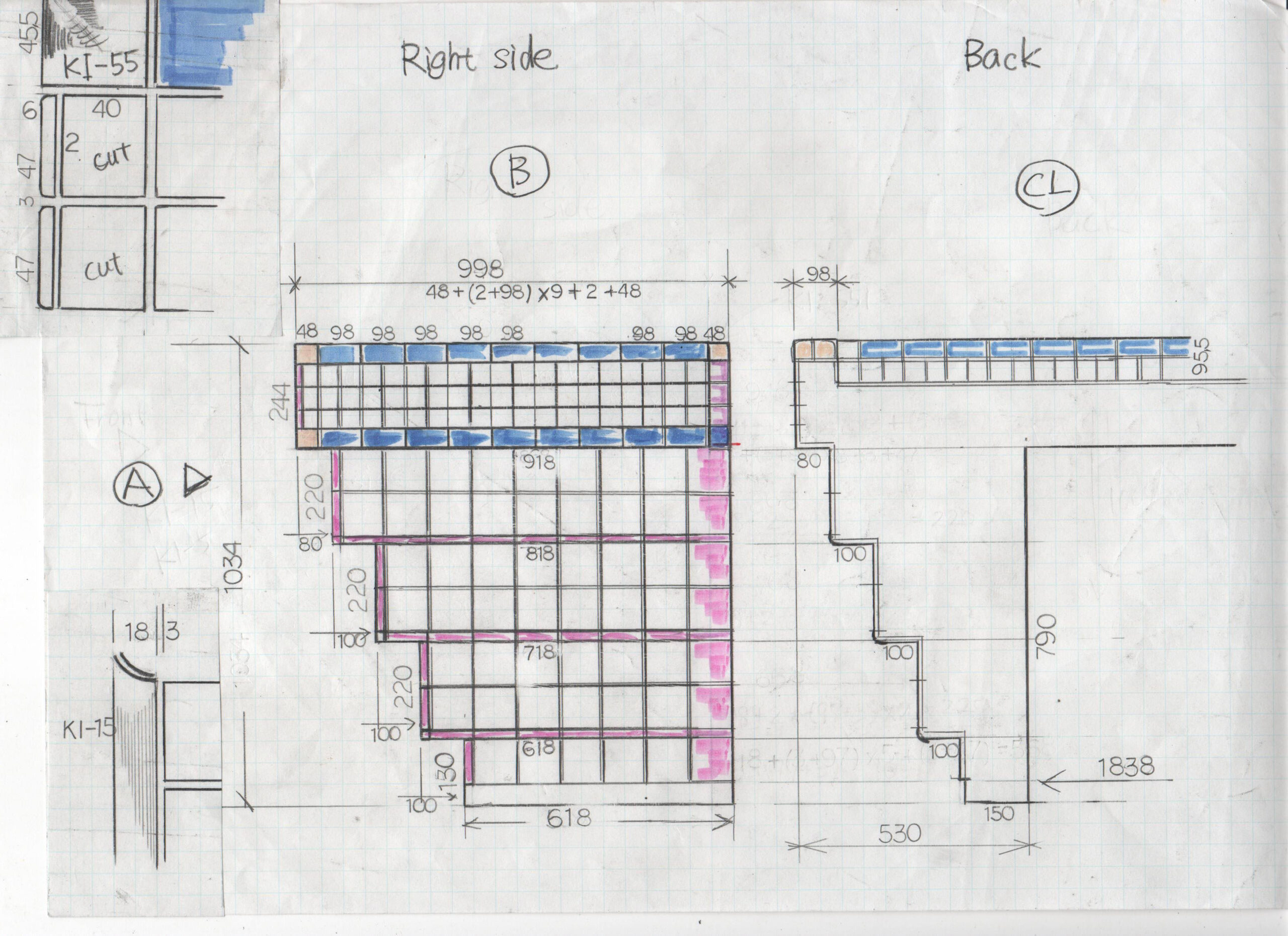 Sketch courtesy of INAX, Artedomus desk design.