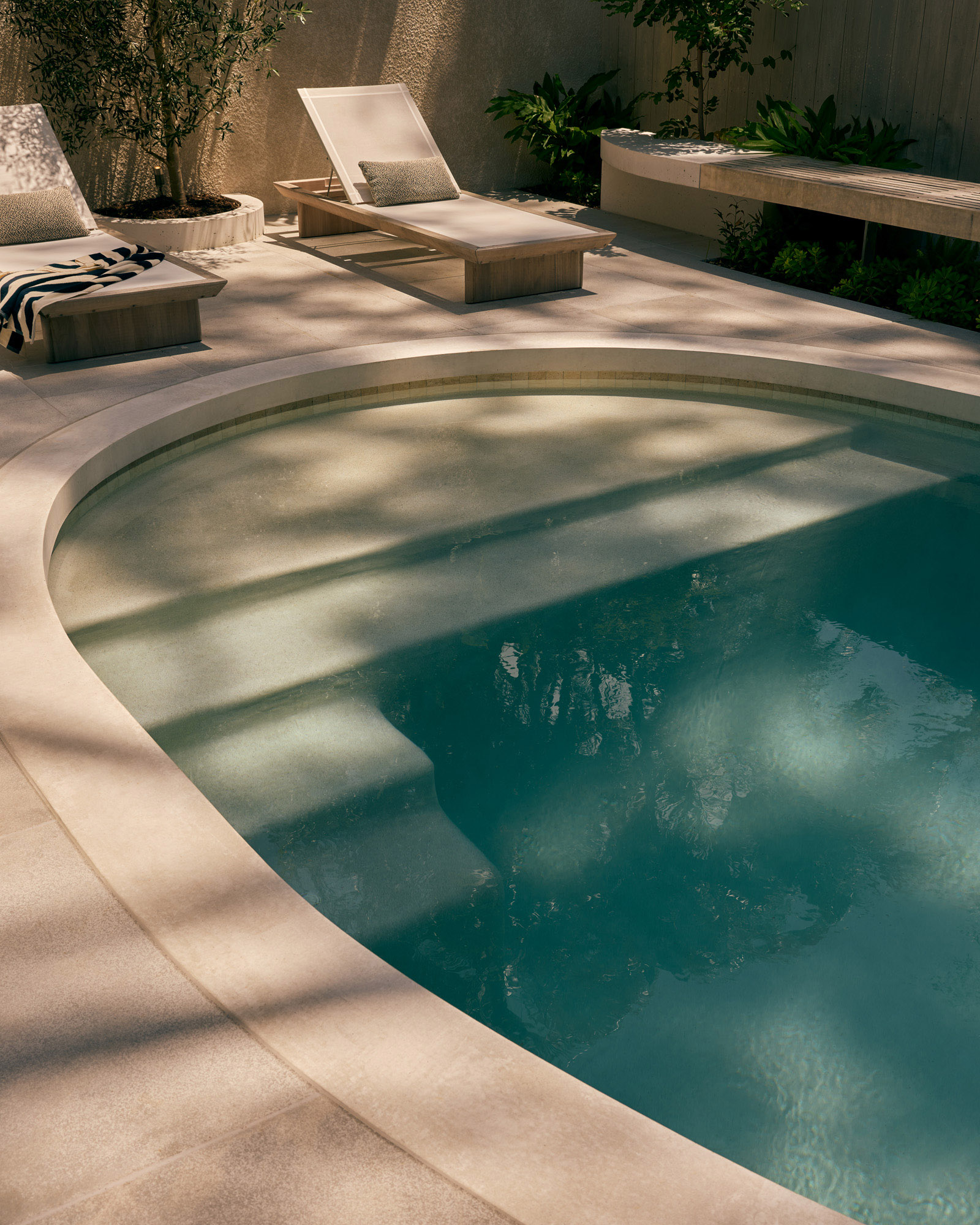 Little Cove pool views, Georgina Jeffries, Lillie Thompson