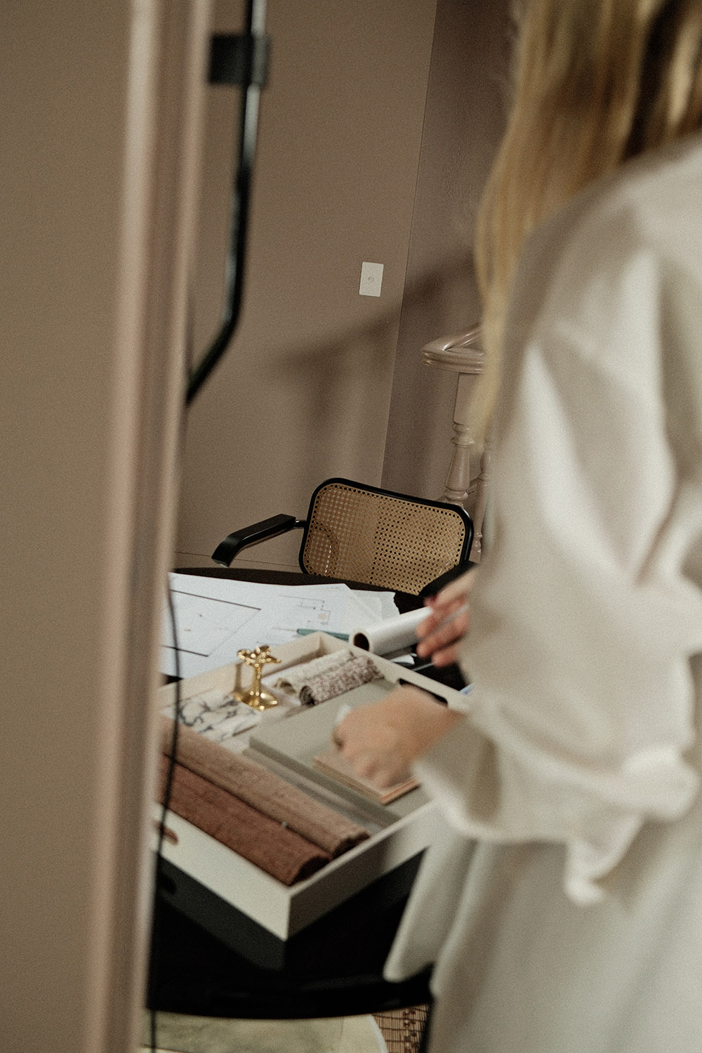 Georgina Jeffries design studio, behind the scenes, Lillie Thompson