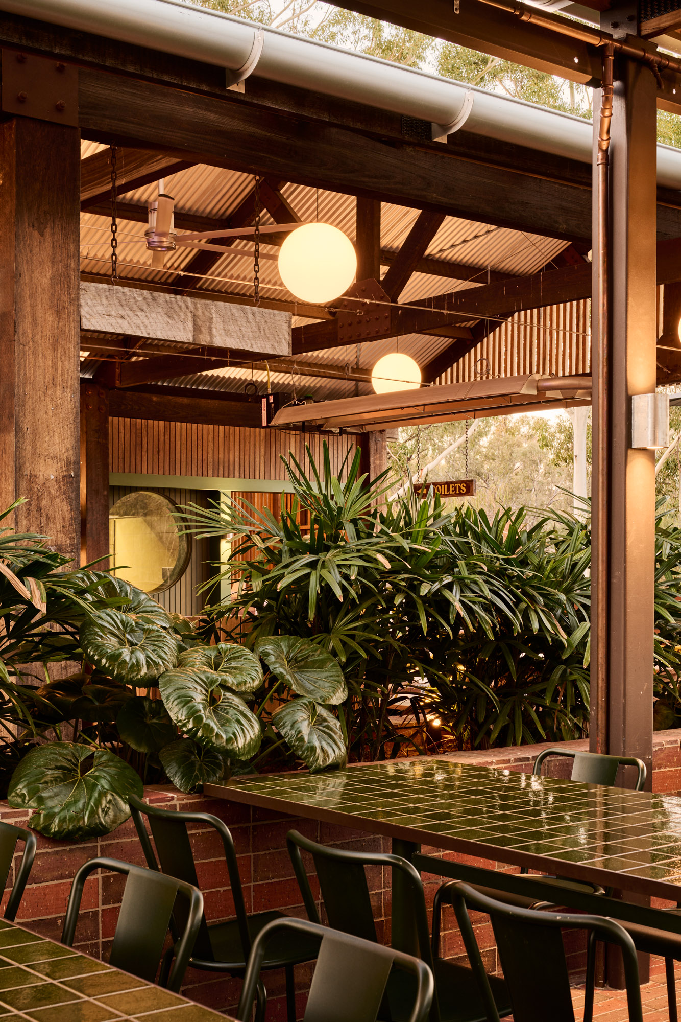 Kinross Woolshed by Techne Architecture + Interior Design, a pub hospitality venue, near Aubury, NSW