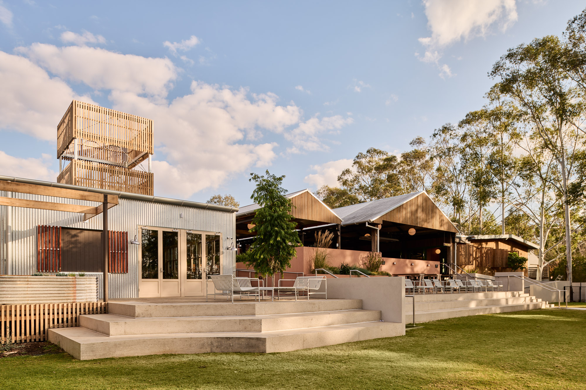 Kinross Woolshed by Techne Architecture + Interior Design, a pub hospitality venue, near Aubury, NSW