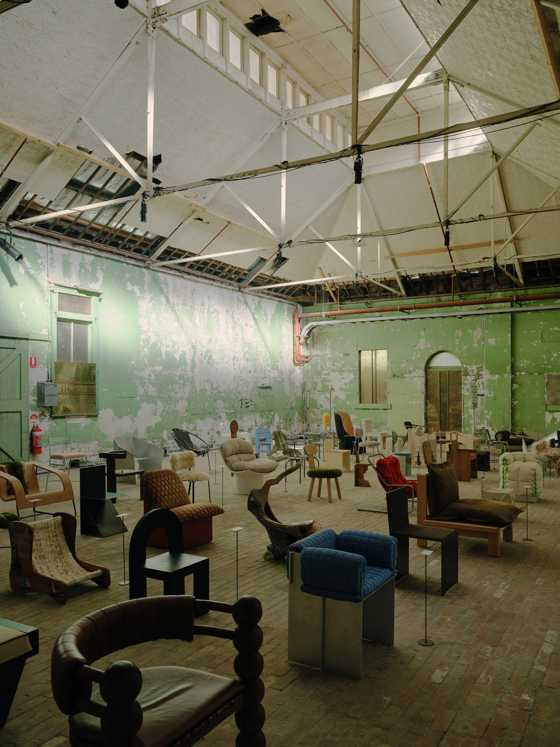 100 Chairs, photography by Tom Ross. Melbourne Design Week