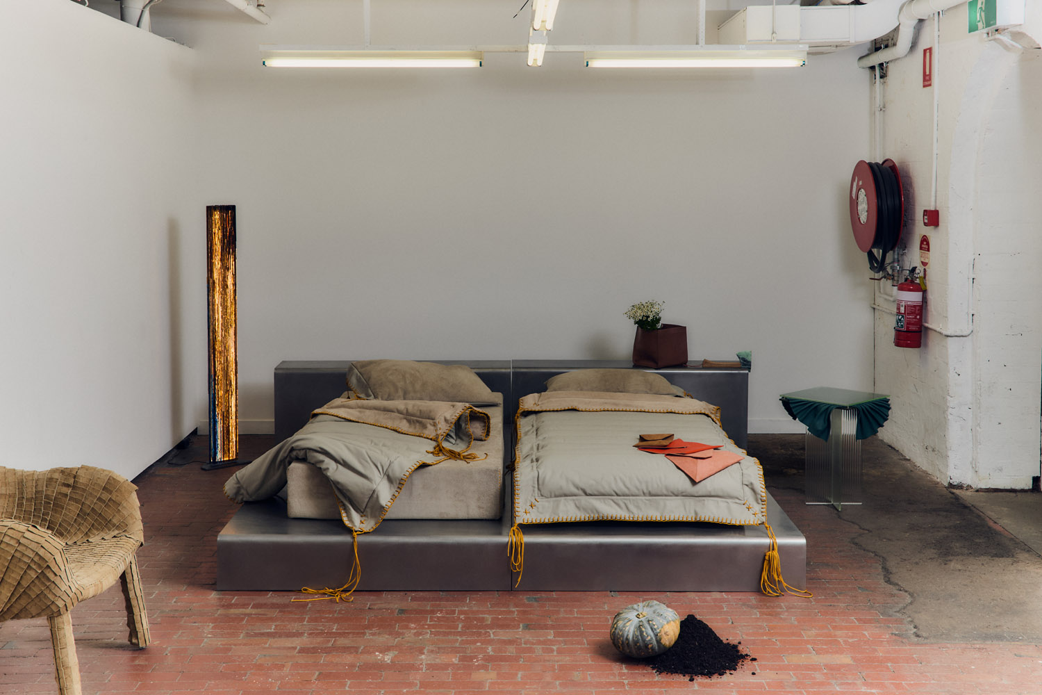 Jared Webb’s bed design for Lost Hide, photography by Matthew McQuiggan.