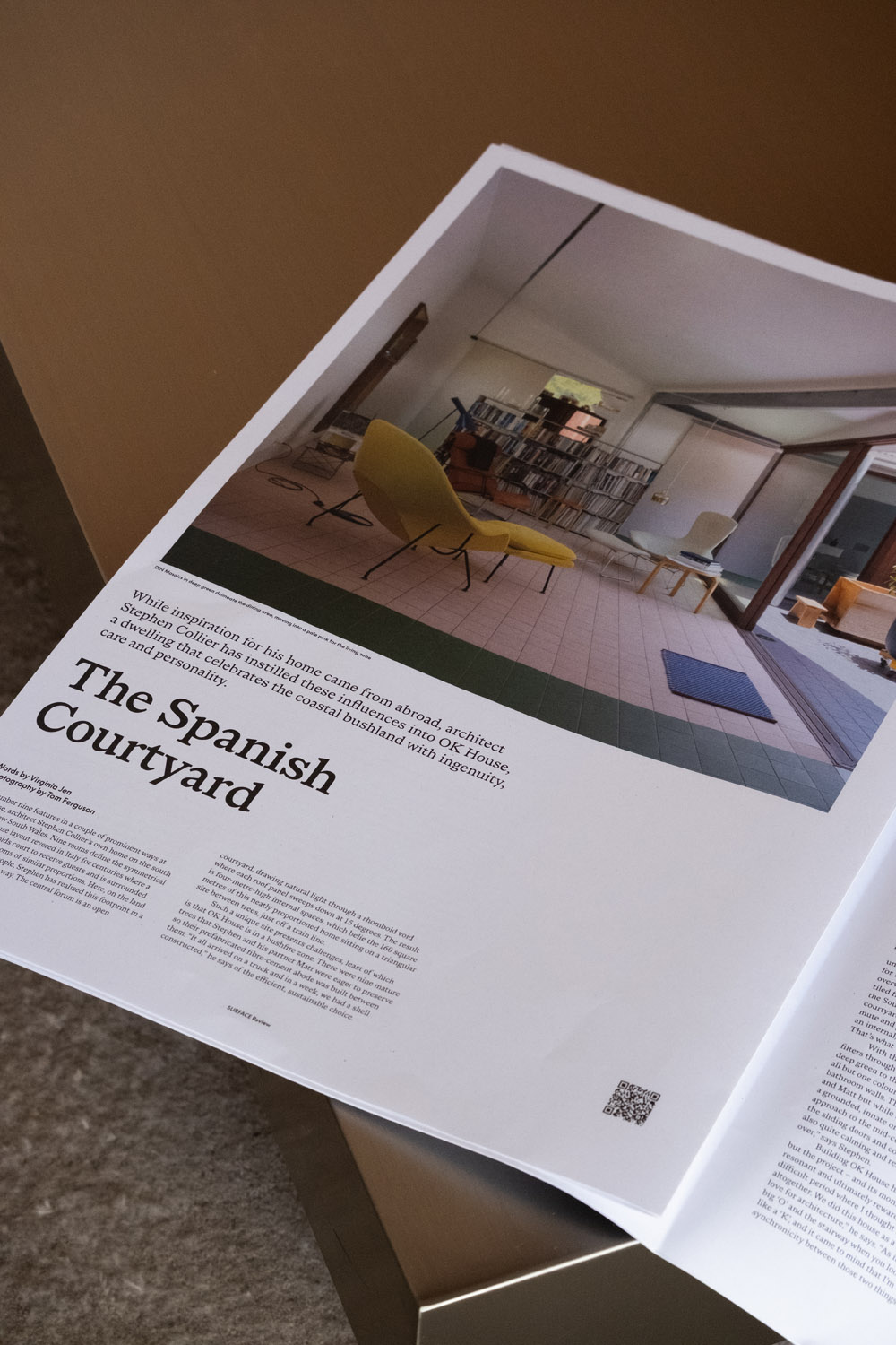 An image of a spread from SURFACE Edition magazine Volume 2, our second print issue.