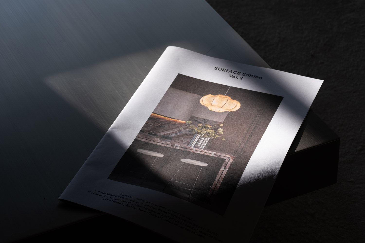 An image of the cover of SURFACE Edition magazine Volume 2, our second print issue.